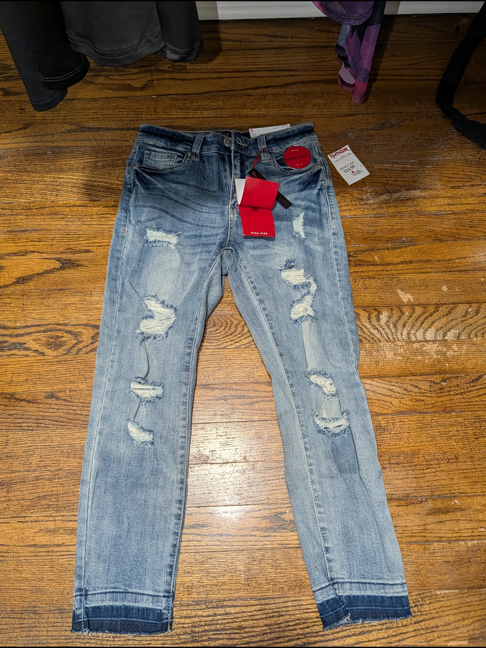 T.J.Maxx Light Blue Distressed Skinny Jeans